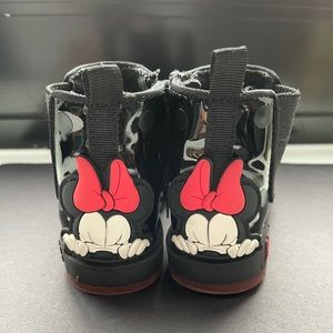 Zara Minnie Mouse polka dot boots